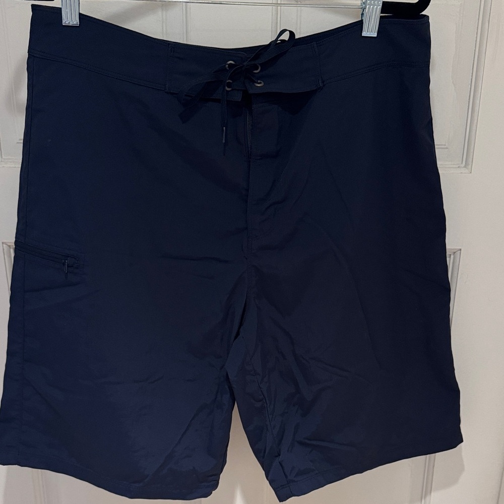 EMS Men's Navy Swim Shorts 10” inseam 21” outseam